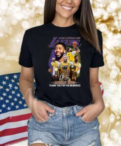 Los Angeles Lakers Anthony Davis Thank You For The Memories Shirts