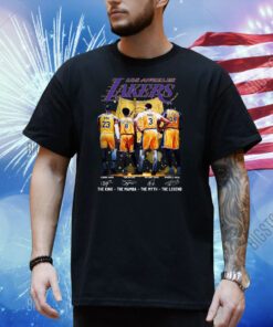 Los Angeles Lakers The King Lebron James, The Mamba Kobe Bryant, The Myth Anthony Davis, The Legend Shaquille O’Neal Shirt