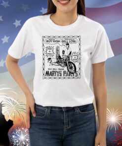 Mattymatheson Marty's Parts Buy High Sell Low Hoodie TShirt