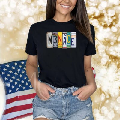 Menace License Plate Shirts