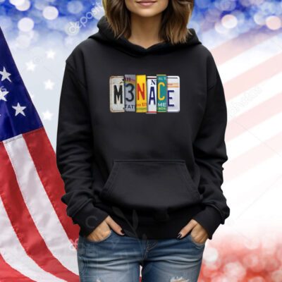 Menace License Plate TShirts