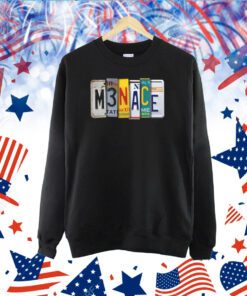 Menace License Plate TShirt