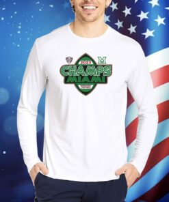 Miami Redhawks 2023 Mac Champions TShirts