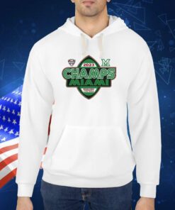 Miami Redhawks 2023 Mac Champions TShirt