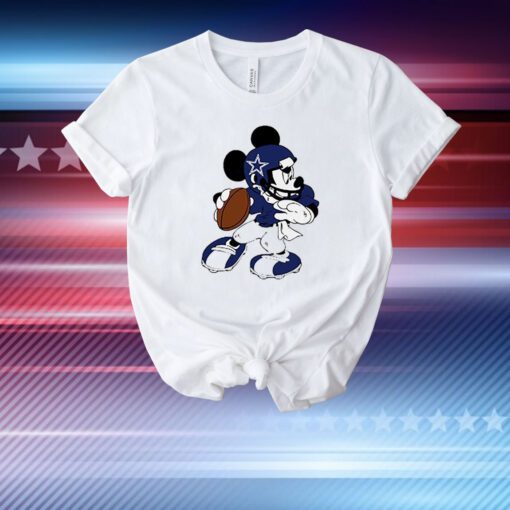 Mickey Mouse Dallas Cowboys Football T-Shirt