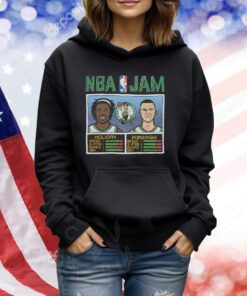 Nba Jam Celtics Holiday And Porzingis TShirts
