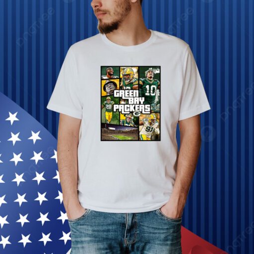 Packers Green Bay Packers Grand Theft Auto Shirt