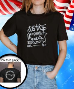 Patriots Justice Opportunity Equity Freedom Tee Shirts
