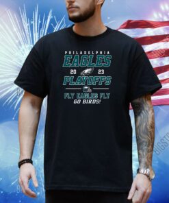 Philadelphia Eagles 2023 Playoff Fly Eagles Fly Go Birds Shirt