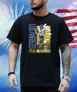 Puka Nacua Los Angeles Rams Homage Caricature Player Tri-Blend Shirt