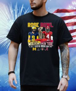 Rose Bowl Michigan Wolverines Vs Alabama Crimson Tide Thu, Jan 1, 2024 Rose Bowl Stadium Shirt