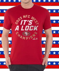 San Francisco 49ers 2023 Nfc West Division Champions Locker Room Trophy Collection Shirt