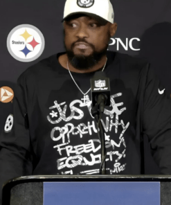 Mike Tomlin Justice Opportunity Equity Freedom T-Shirt