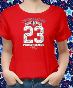 Seminoles Undefeated 2023 Perfect Season Signature Shirt