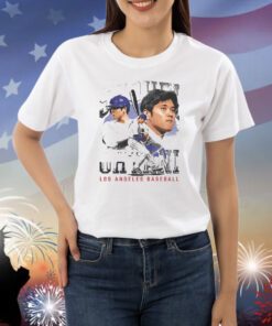 Shohei Ohtani Los Angeles D Vintage Wht Shirts
