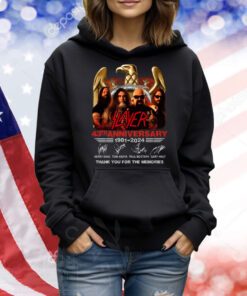 Slayer 43th Anniverasry 1981 – 2024 Thank You For The Memories TShirts