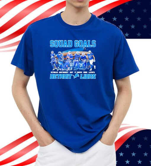 Squad Goals Detroit Lions Shirt