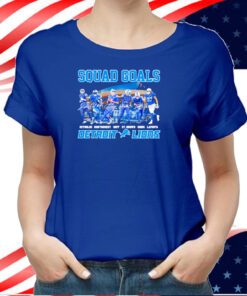 Squad Goals Detroit Lions Shirts
