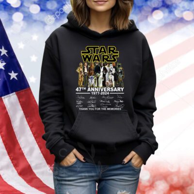Star Wars 47th Anniversary 1977 – 2024 Thank You For The Memories TShirts