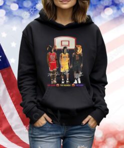 The Goat The Mamba The King Michael Jordan, Kobe Bryant, Lebron James TShirt
