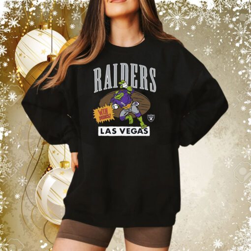 Tmnt Donatello X Las Vegas Raiders Homage Hoodie