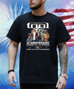 Tool Band 35th Anniversary 1990 – 2025 Thank You For The Memories Shirt