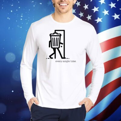Trash Can Walking Every Single Time TShirts