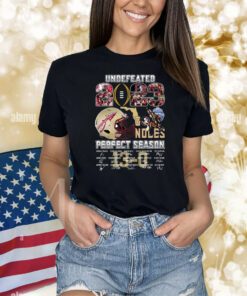 Undefeated 2023 Florida State Seminoles Perfect Season Signature Shirts