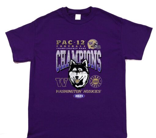 Washington Huskies 2023 Pac-12 Champions Shirt