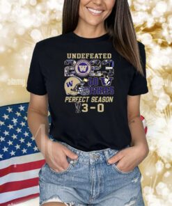 Washington Huskies Undefeated Go Huskies Perfect Season Shirts