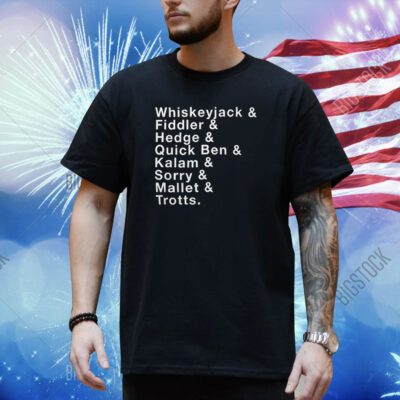 Whiskeyjack And Fiddler And Hedge And Quick Ben Shirt