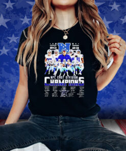 Cowboys 2023 NFC East Division Champions Signatures Shirts