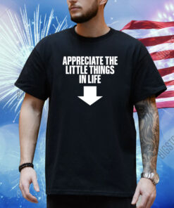 Appreciate The Little Things In Life Shirt