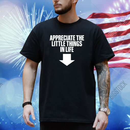 Appreciate The Little Things In Life Shirt