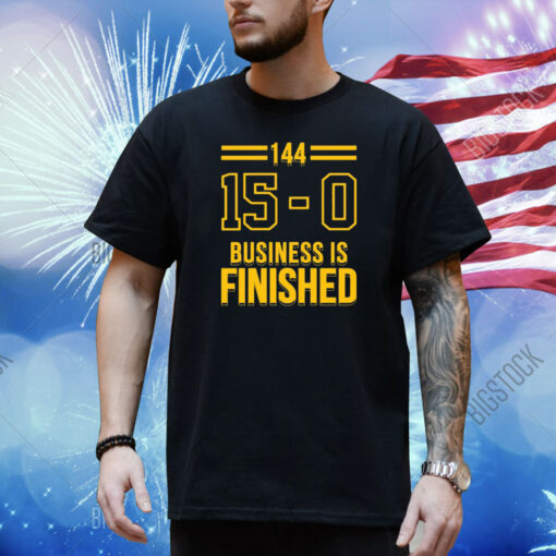 Business Is Finished Triblend Shirt