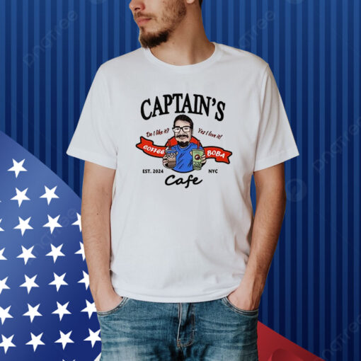 Captain’s Do You Like It Coffee Yet I Love It Boba Cafe Shirt