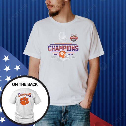 Clemson Football TaxSlayer Gator Bowl Champions 2023 Shirt