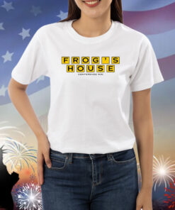 Emanuel Miller Wearing Frog's House Conference Win Shirts