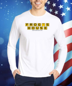 Emanuel Miller Wearing Frog's House Conference Win TShirts