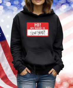 Eminem Hi My Name Is Slim Shady Hi Kids Do You Like Violence TShirts