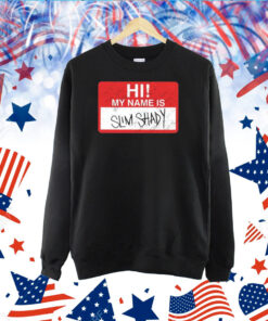 Eminem Hi My Name Is Slim Shady Hi Kids Do You Like Violence TShirt