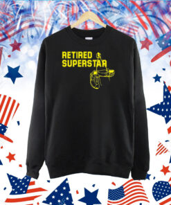 Eric Winter Wearing Retired Superstar TShirt