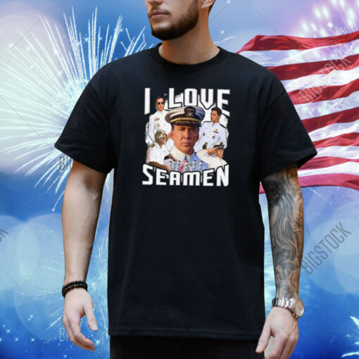 I Love Seaman Vintage Shirt