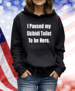 I Paused My Skibidi Toilet To Be Here TShirts