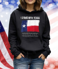 I Stand With Texas Razor Wire Border TShirts