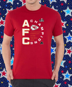 Kansas City Chiefs 2023 Afc Champions Right Side Draw Shirt