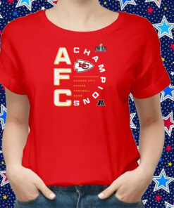 Kansas City Chiefs 2023 Afc Champions Right Side Draw Shirts
