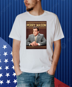 Liz Churchill Wearing Perry Mason Tv Series 1957 Poster Shirt