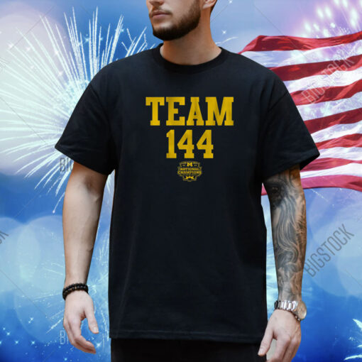 Michigan Football: Team 144 National Champions Shirt