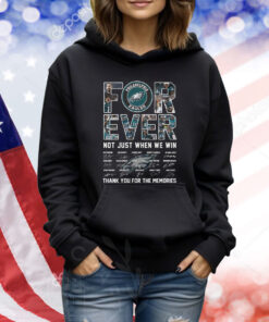 NFL Philadelphia Eagles Forever Not Just When We Win Thank You For The Memories TShirts